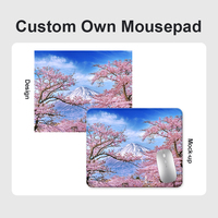 Fabrication de tapis de souris de jeu Fuji Blossom tapis de souris vierge en néoprène avec sublimation tapis de bureau d'ordinateur au design personnalisé