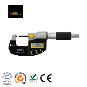Asimeto IP65 Digitale Buitenmicrometer Resolutie 0,0005 mm (0,001 mm) Buitenmicrometer Met Dubbele Ratelstop - Product Image 2