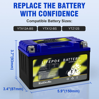 Baterai Starter Motor Lithium Deep Cycle Life 2025 12v 4ah 5ah 6ah 8ah 10ah 20ah Li-ion LifePo4