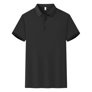 Polo Shirt Solid Color Polyester Fiber Short Sleeve Daily Wear Uniforms - Product Image 4