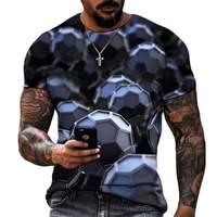 T-shirt de sublimation pour homme, mode hip-hop, col rond, hauts courts, abstrait, Harajuku, t-shirt personnalisé pour homme, design surdimensionné, t-shirt