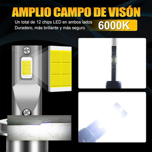Ampoules de phare LED pour voiture DC9~36V M8 Pro H1 H4 H7 Canbus H8 H9 H11 H16 9012 HIR2 880 130W HB3 9005 HB4 9006 Lumière automobile - Product Image 5