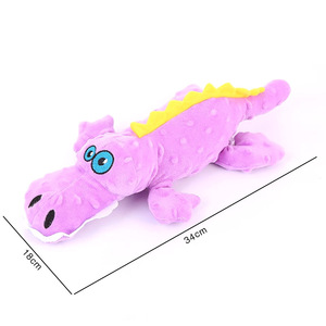 Juguete Masticable para Perros con Sonido, de Terciopelo, con Forma de Cocodrilo, Ecológico y Adorable, para Uso en Interiores y Exteriores, Gran Venta - Product Image 5