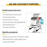 Pour livraison gratuite Machine à broder à tête unique informatisée pour vêtements usage domestique nouveau moteur et engrenage