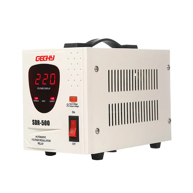 500VA AVR Digital Single Phase Power AC Automatic Voltage Regulators Stabilizers Relay Control