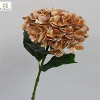 Fleur de mariage artificielle, toucher réel, hortensia, grandes fleurs d'hortensia, latex, multicolore, hortensia géant