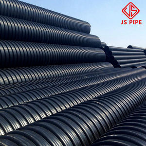 Tuyaux de drainage en plastique corrugué de grand diamètre en plastique bon marché en gros, tuyaux de drainage en PEHD, tuyaux de drainage routiers, tuyaux corrugués bleus - Product Image 1
