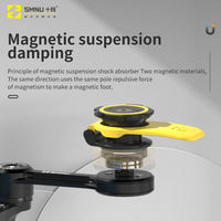 Support Téléphone SMNU à Suspension Magnétique et Amorti, Fixation Rapide, pour Vélo et Moto