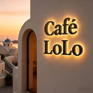 Letrero Luminoso con Nombre en 3D, Letrero Retroiluminado LED, Logotipo Acrílico Dorado, Acero Inoxidable, Decoración Interior, Fácil Instalación, en Oferta - Product Image 4