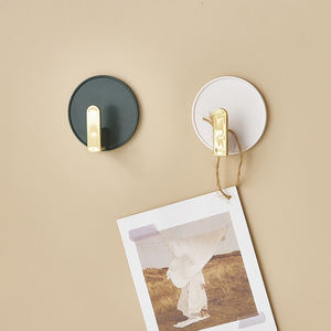 Crochet à poinçons sans poinçon en plastique, décoration <span class=keywords><strong>murale</strong></span> de salle de bain nordique, rangement de finition <span class=keywords><strong>murale</strong></span> - Product Image 6