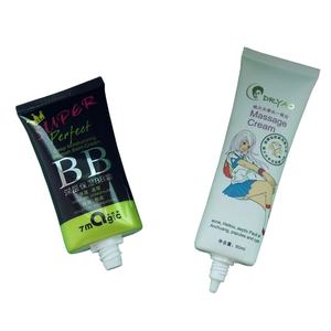 Tubos de plástico de lujo planos ovalados personalizados de 30ml y 50ml, embalaje de limpiador Facila blanco y negro para crema, cosméticos, lavado de cara - Product Image 4