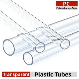 Tubo <span class=keywords><strong>Trasparente</strong></span> in <span class=keywords><strong>Policarbonato</strong></span> PC, Cilindro Estruso Cavo Personalizzato, Diametro 3mm-100mm, Lunghezza 1 Metro, Spessore Variabile - Product Image 2