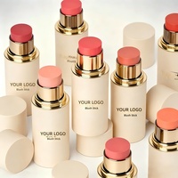 Stick de blush crème best-seller transfrontalier, maquillage visage monocolore 17g, fabrication certifiée OEM/ODM Guangdong
