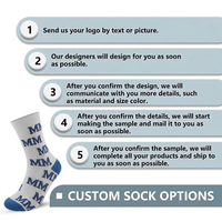 Logo personnalisé Macaron Sport Chaussettes en coton pour femmes