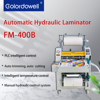 Laminateur hydraulique automatique WD FM-400B, machine à plastifier le papier de 390 mm, équipement de plastification simple et double