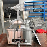 Friteuse à beignets de qualité commerciale pour une friture optimale et une consommation d'énergie minimale, machine à beignets
