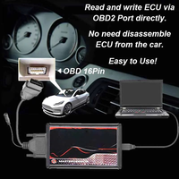 K-ess V5.017 Online 2.80 K-ess V2 Toolbox OBD2 Kit de Ajuste, Herramienta de Programación de ECU con Chip Rojo EU, Programador de ECU K-ess