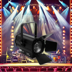 200W LED Zoom profil RGBW 4IN1 profesyonel Video ışığı DMX512 nel Lens sahne aydınlatma spot DMX512 kontrol modu beyaz renk - Product Image 1