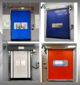 <span class=keywords><strong>Porte</strong></span> <span class=keywords><strong>à</strong></span> enroulement flexible résistante au vent en PVC <span class=keywords><strong>à</strong></span> grande vitesse pour usine et <span class=keywords><strong>atelier</strong></span>, vente directe d'usine JAD - Product Image 4