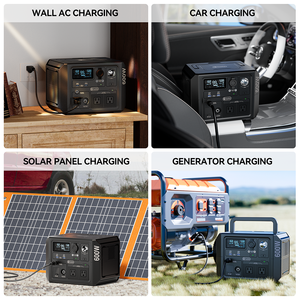 สถานีชาร์จและจ่ายไฟอเนกประสงค์ 600w 1000w สถานีพลังงานแสงอาทิตย์แบบพกพาที่ดีที่สุดจากเซินเจิ้น สำหรับบ้านและแคมป์ปิ้ง รุ่น BP060A BP060A แบบพกพา - Product Image 6