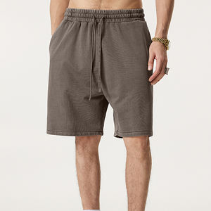 2025 High Quality <b>Men's</b> <b>Shorts</b> Batik Acid Wash 330GSM 100% Cotton Loose Fit Casual Breathable <b>Shorts</b> - Product Image 2