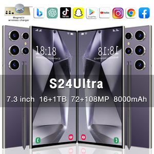 S24 Ultra Double SIM, Extension TF, 5G, Écran 7,3 Pouces 120Hz, 8000mAh, 16 Go, 1 To, Stylet, Déverrouillage par Reconnaissance Faciale, GPS, Haute Définition, OTG - Product Image 3
