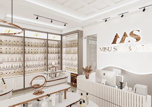 Cosmetic Supply Display Furniture Design Perfume Display Stand Custom Store Shelving Beauty Shop Showcase - Product Image 5