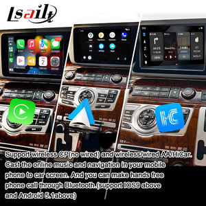 Nissan ElgrandE51シリーズ用Lsailt8GAndroidマルチメディアインターフェイス307-09ヘッドレストモニター用のHd-mi出力、CarPlayが含まれています - Product Image 2