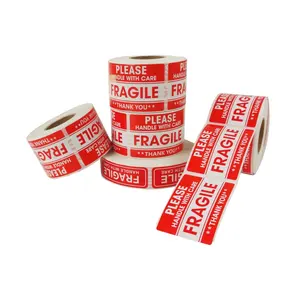 Customized fragile Stickers Do Not Separate Label Warning Label