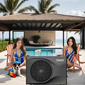 SolarEast OEM Full-Inverter Heating Cooling ABS Casing R32 COP Up To 16 Swimming Pool Heat Pump Water Heater