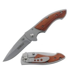 Grosir Pabrik gagang kayu kustom pisau lipat luar ruangan dan pisau berburu portabel - Product Image 2