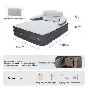 Colchón Inflable Moderno de Alta Calidad con Funda Aterciopelada, Firmeza Suave, 40 cm de Grosor, para Uso en el Hogar, Hoteles y Hospitales - Product Image 2