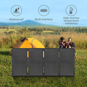 60W Portátil Laminação Integrada Foldable Painel <span class=keywords><strong>Solar</strong></span> Etfe Silicone Monocrystalline Painel <span class=keywords><strong>Solar</strong></span> Type-C5V/2A - Product Image 3