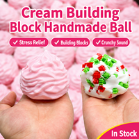 Nouvelles balles anti-stress en forme de bloc de beurre, jouets souples en TPR à remontée lente, moulables, croquantes, mignonnes, Kawaii, pour soulager le stress, cadeaux sensoriels à presser