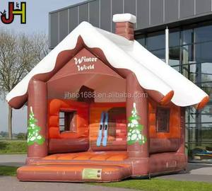 <span class=keywords><strong>Maison</strong></span> gonflable de Noël pour sauter dans la neige Winter World Bouncy Moonwalk - Product Image 6