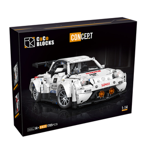 1:14 beatled Kỹ thuật lắp ráp xây dựng Kit moc khối xây dựng siêu đua xe thể thao mô hình xây dựng khối Bộ - Product Image 6