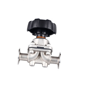 Vanne à diaphragme en acier inoxydable 1 pouce filetée à connexion rapide manuelle pour le contrôle de l'eau - Product Image 2