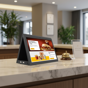 Ordinateur de bureau à double écran 10,1'' flambant neuf, tablette PC <span class=keywords><strong>Android</strong></span> tout-en-un RK3568 <span class=keywords><strong>pour</strong></span> hôtel, restaurant - Product Image 1