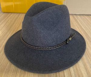 Chapeau en feutre 100 % laine australienne A112003, logo personnalisé, style décontracté, large bord, chapeau jazz unisexe pour hommes et femmes - Product Image 6