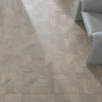 Parquet en bois de style européen, chêne multicoque de tonalité moyenne, pour l'immobilier