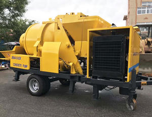 Tragbarer Diesel zement mischer, Beton pumpe, Betonmischer und Pumpen kombination - Product Image 4
