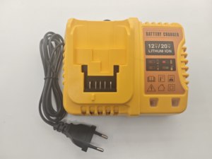 <span class=keywords><strong>Chargeur</strong></span> de batterie lithium-ion 12V/20V personnalisable avec éclairage LED et double port, disponible en plusieurs options de puissance - Product Image 1