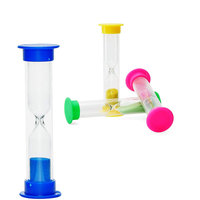 Sablier en bois et plastique de 30 secondes au design moderne pour le brossage des dents des enfants Cadeau de Noël