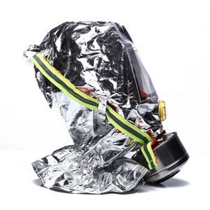 Masker <span class=keywords><strong>Gas</strong></span> pemadam kebakaran silikon, <span class=keywords><strong>Respirator</strong></span> penyelamatan diri tertentu dengan filter antiasap untuk Hotel - Product Image 4