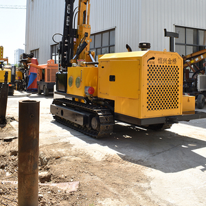 HXR7 Pilote de pile solaire sur chenilles à haute efficacité Nouvelle unité de vis diesel Construction hélicoïdale Pompe à marteau à engrenages Moteur Core Farm Used - Product Image 4