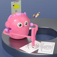 Robot de peinture éducatif unisexe pour enfants, jeu de cartes bilingue chinois-anglais de 100 mots, fournitures événementielles pour les 4-6 ans, en plastique