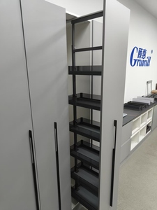 Kitchen <strong>Cabinet</strong> <strong>Pantry</strong> Unit MDF Basket in <strong>Pantry</strong> <strong>Cabinet</strong> Tall Unit Pull Out Organizer Glass Soft Close - Product Image 5