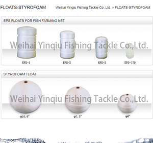 Yinqiu Star diamètre du produit 6 "EPS styromousse bouées piège flotteur pour pot de crabe - Product Image 2