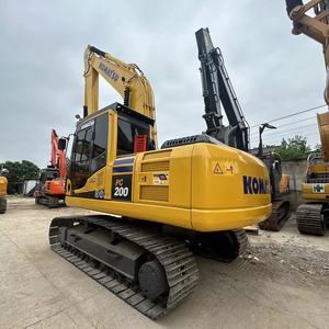 Excavadora de orugas hidráulica usada original Komatsu PC220, maquinaria pesada usada Komatsu PC220, excavadora en stock - Product Image 3