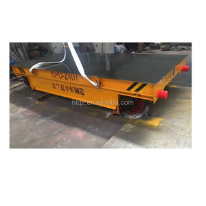 Elektrische Platte Kar Spoorweg Elektrische <span class=keywords><strong>Trolley</strong></span> Voor Stalen Spoelen Behandeling Van Platte Overdrachtkar - Product Image 2